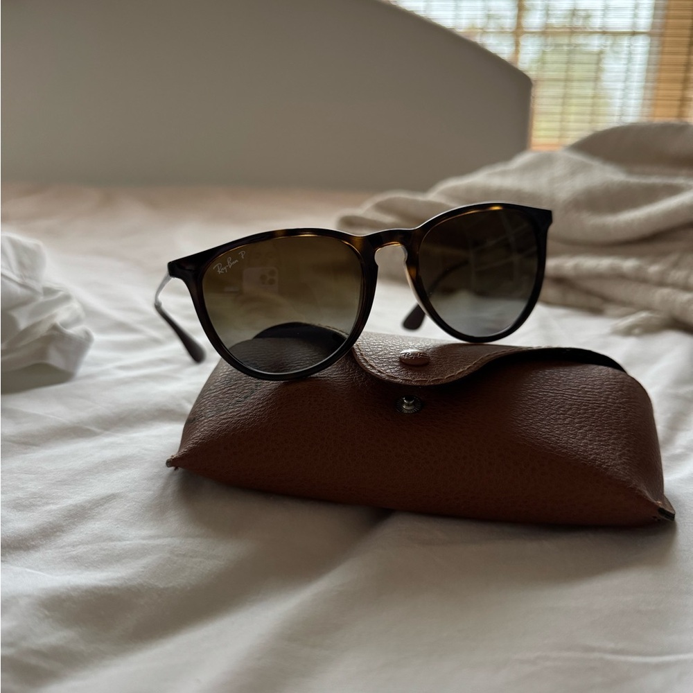Ray-Ban Brown Sunglasses with Black Accents